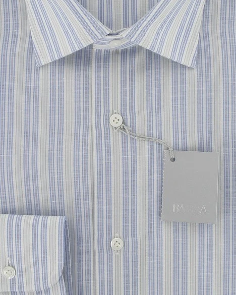 Camisa azul Barba Napoli 15,75/40 Foto 2 de 4