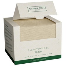 Clean Skin Club Bamboo Viscose Clean Towels  XL 100 USDA Biobased Face Tow