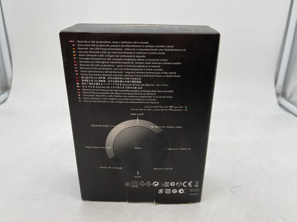 NEW Jabra GN Speak 510 USB & Bluetooth Speakerphone Black PHS002W FREE S/H - Image 2 of 3