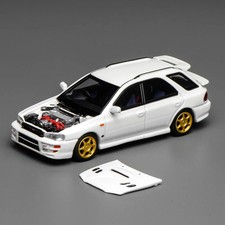 Motorhelix 1/64 Subaru lmpreza Wagon WRX STi Ver. VI Pure White Diecast #M67102