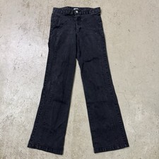 Vintage Rusty Boot Cut Jeans Women’s 5 / 27 Black Y2K USA Made Clean Back Denim