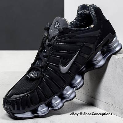Nike Shox TL Black Dark Smoke Gray IQ0299-010 Men's Sizes NEW | eBay