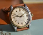 Vintage ROLEX Oyster Perpetual EXPLORER Waffle Dial 5501 Watch 1961