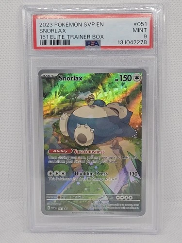 Snorlax 051 Sv: Scarlet & Violet Promo Cards Holo PSA 9