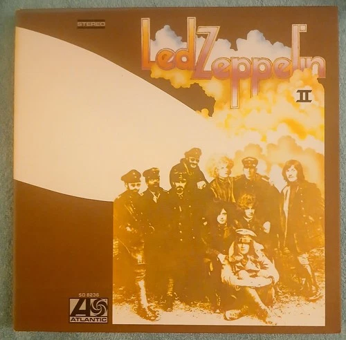 1969 Led Zeppelin - Led Zeppelin II - Atlantic SD 8236 Blues Rock 12" LP NM-