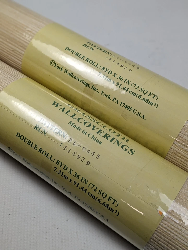 Papel tapiz de tela de hierba The Carlisle Co rollo doble 8 yardas (32 pies cuadrados) Foto 2 de 4