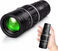 16X52 High Powered Monocular Telescope for Adults with Upgraded 52mm Objective L