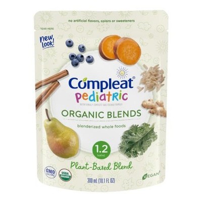 Compleat Pediatric Organic Blends Plant Blend Vegan 10.1oz Pouch Age 1-13 Year 1