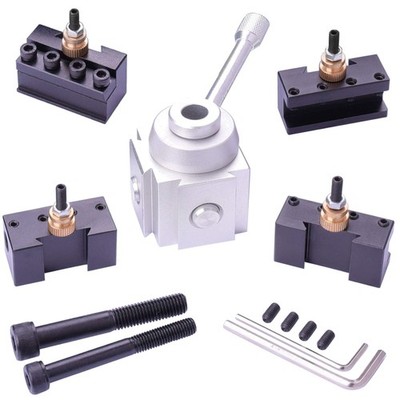 High Precision Quick Change Tool Holder for DIY Mini Lathes and Machinists