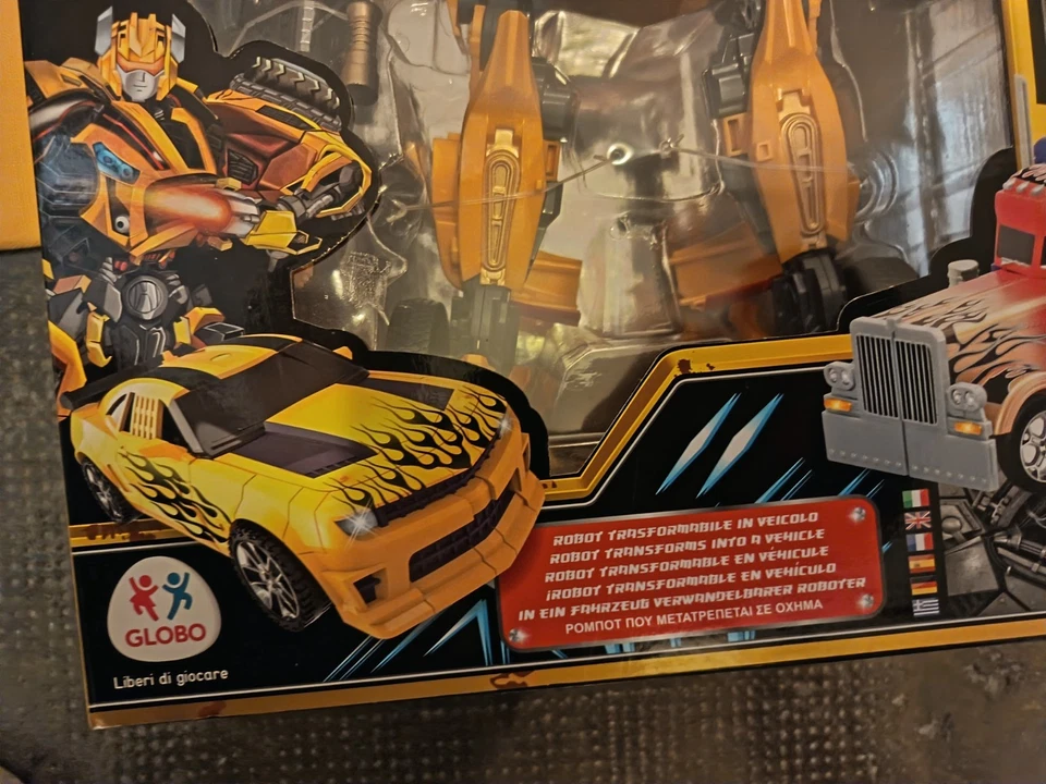 Transformers bumblebee wtoy auto giocattolo scatola 48×33 mai aperta - Immagine 3 di 4