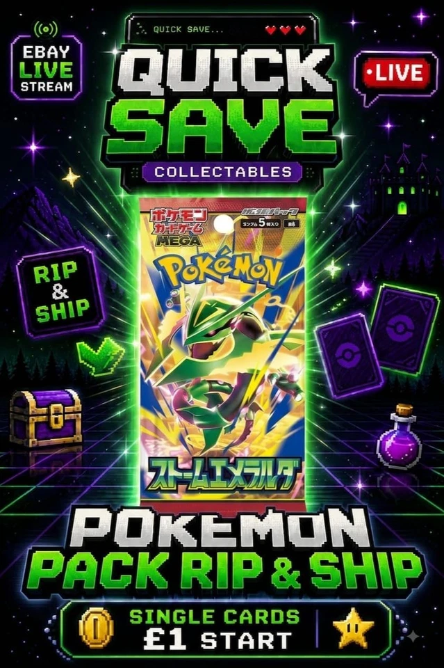 Storm Emeralda Pack Rips | £1 Pokémon Singles Start! + More!!
