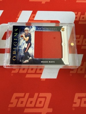 2024 Panini Origins Football Drake Maye Rookie Jumbo Jerseys /199 SP #RJJ-DMA