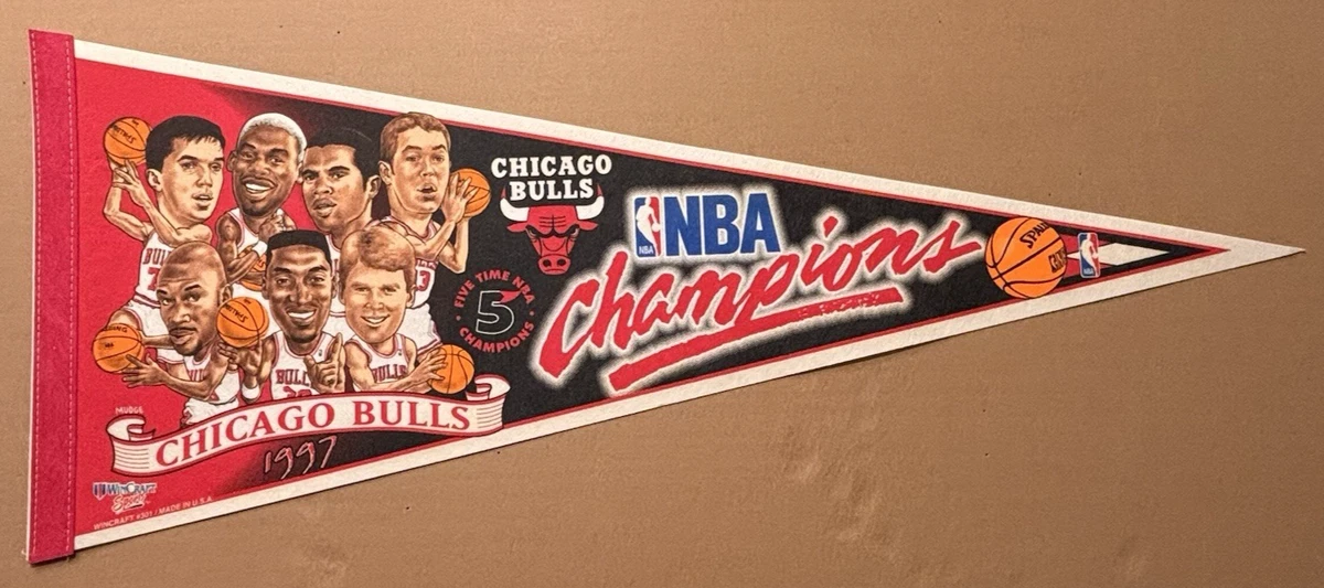 25+ Basketball Chicago Bulls Vintage Sports Pennants and Flags for