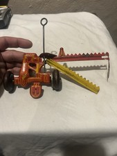 VTG Marx Tin Sickle Bar Mower Attachment - Works