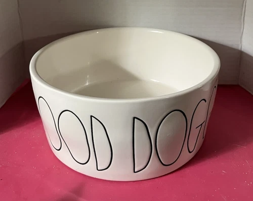 RAE DUNN GOOD DOGGY Ceramic Bowl-- 8 Inch--pre-owned