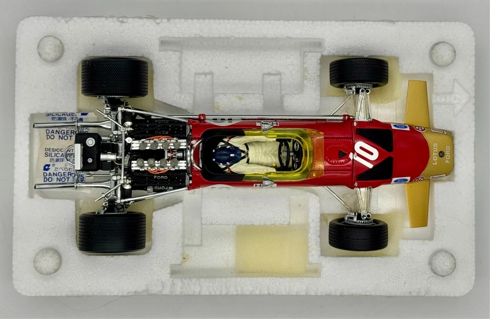 1997 Exoto 1:18 1968 Lotus Ford 49B F1 #10 Graham Hill World F1 Champion NOS NEW - Image 2 of 4