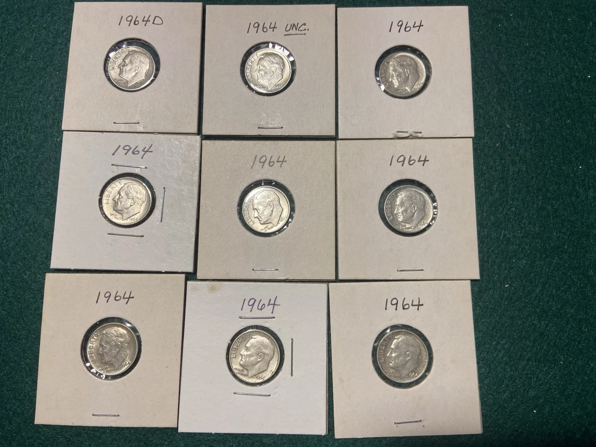 1964 Roosevelt Dimes (1946-Now) for sale | eBay