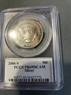 2006-S Kennedy Silver Half Dollar Proof PCGS PR69DCAM Portrait Label