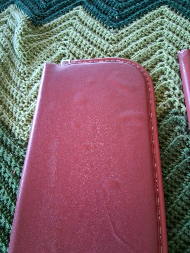 Chevrolet GMC G10 G20 G30 1971-1996 furgoneta interior rojo par de parasol Foto 3 de 4