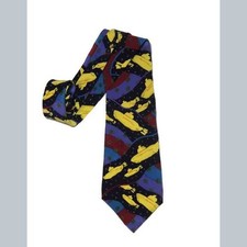The Beatles Yellow Submarine Necktie Menswear 100 Silk 1991 Men  s Vintage APPLE