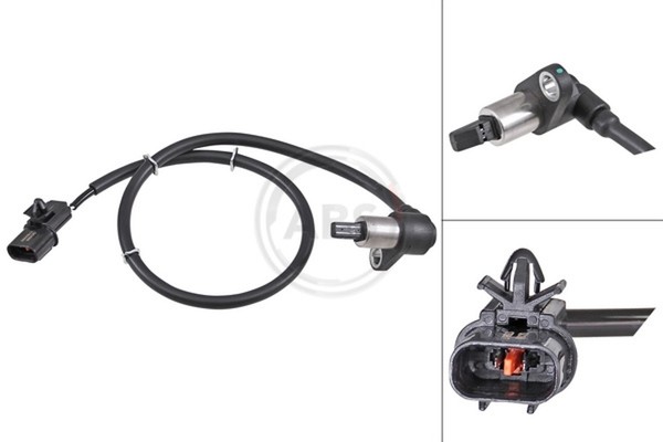 A.B.S. ABS Sensor Raddrehzahl 31915 FüR Mitsubishi L400 Bus Delica Space Gear-image
