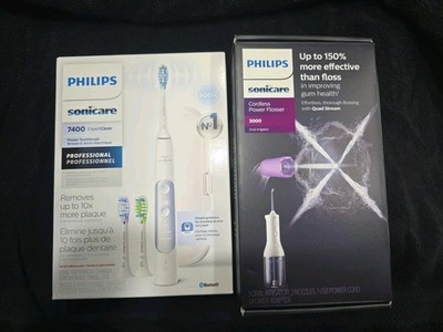 Philips Sonicare Expert Clean 7400 Electric Toothbrush & Cordless Power Flosser