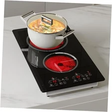 2000W 12 inch two burner Electric cooktop stove top burner estufa AR-ND19001