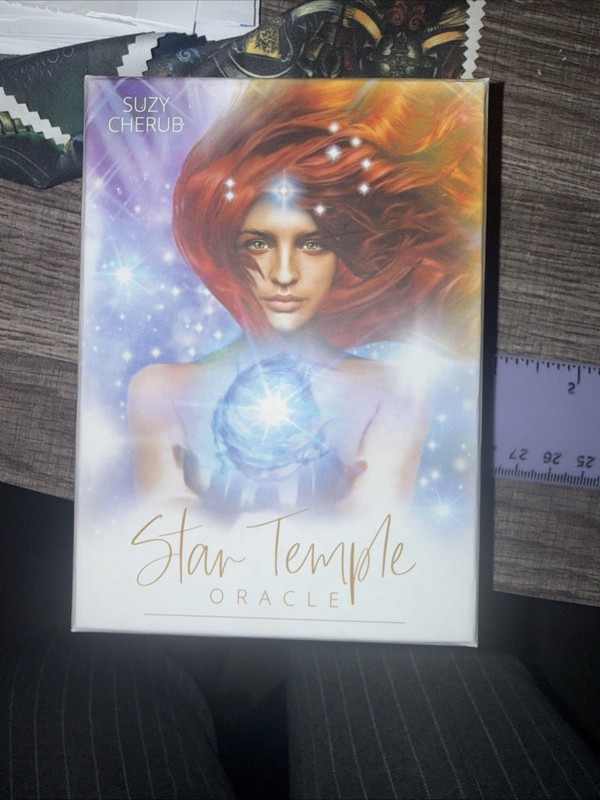 Suzy Cherub Star Temple Oracle Spiritual Tarot Card Deck BLUE ANGEL Fortune