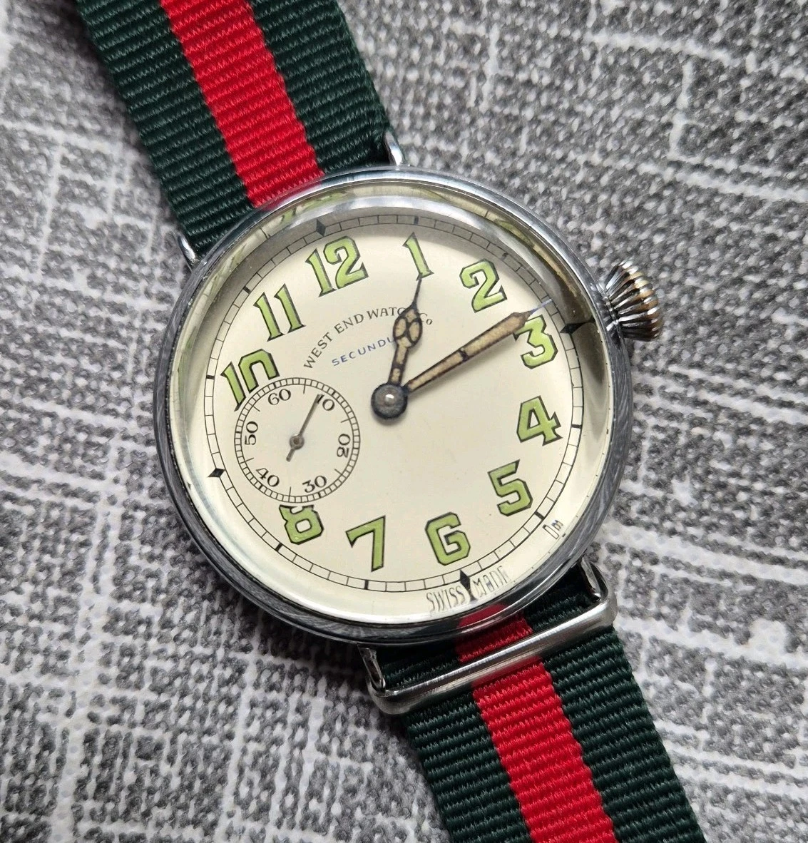 West End Watch Co. Stainless Steel Case Mechanical (Manual