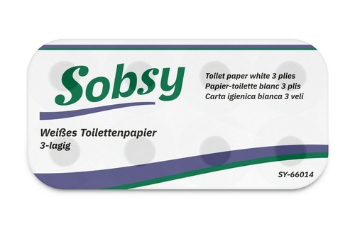 72 Rollen Toilettenpapier Klopapier WC Papier| 3 lagig 250 Blatt Zellstoff motiv - Bild 3 von 5
