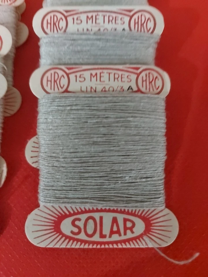 150 Metres Fils De Lin Couture Armée 1970 Lot - Photo 2/2