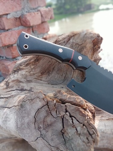 12 pulgadas cuchillo cuchillero de carne y verduras helicóptero cuchillo de carnicero acero inoxidable - Imagen 6 de 8