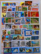 ITALIA REPUBBLICA 2013  LOTTO N° 61  FRANCOBOLLI USATI SU FRAMMENTO DIFFERENTI