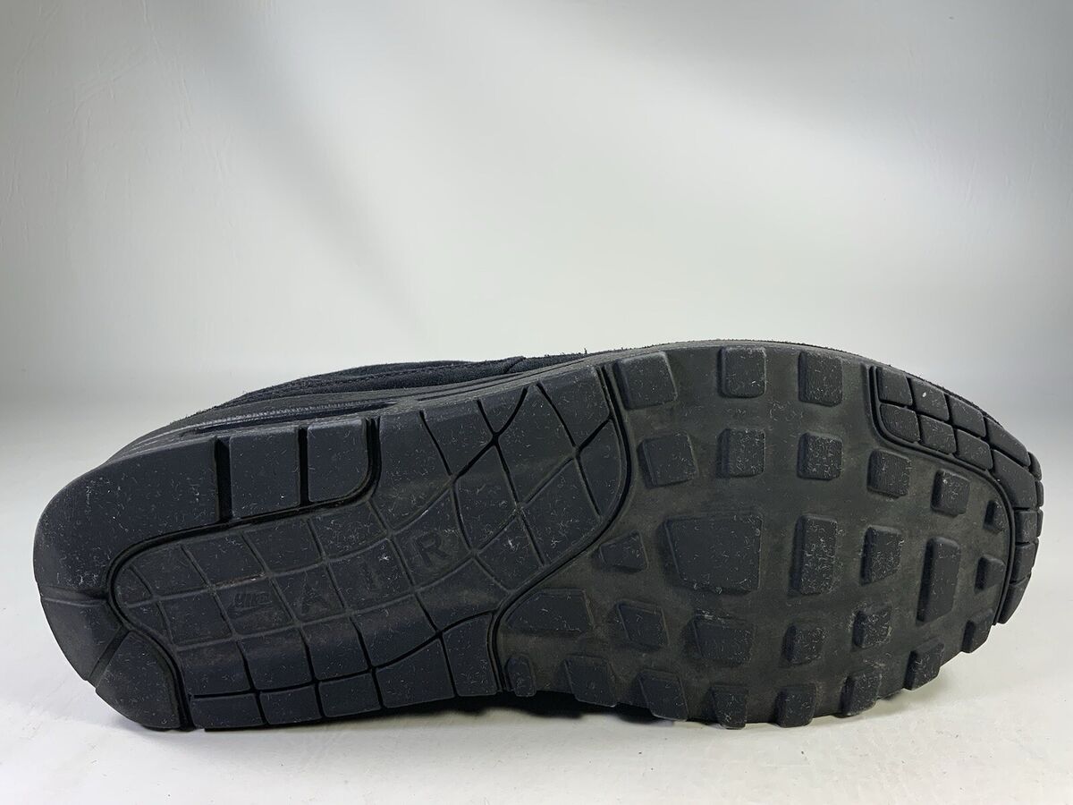 Nike Air Max 1 Premium Jewel Triple Black Chrome Rare Womens Nike Air Max 1 Premium Jewel Triple Black Chrome Rare Womens