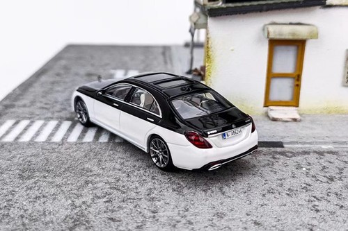 Mercedes-Benz S450 W222 Double Color Diecast Models Collection Gifts 1:64 Master - Foto 1 di 19
