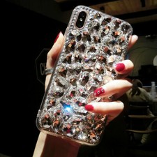 For Samsung Galaxy A12 A13 A52 A53 Bling Sparkle Glitter Full Diamond Case Cover