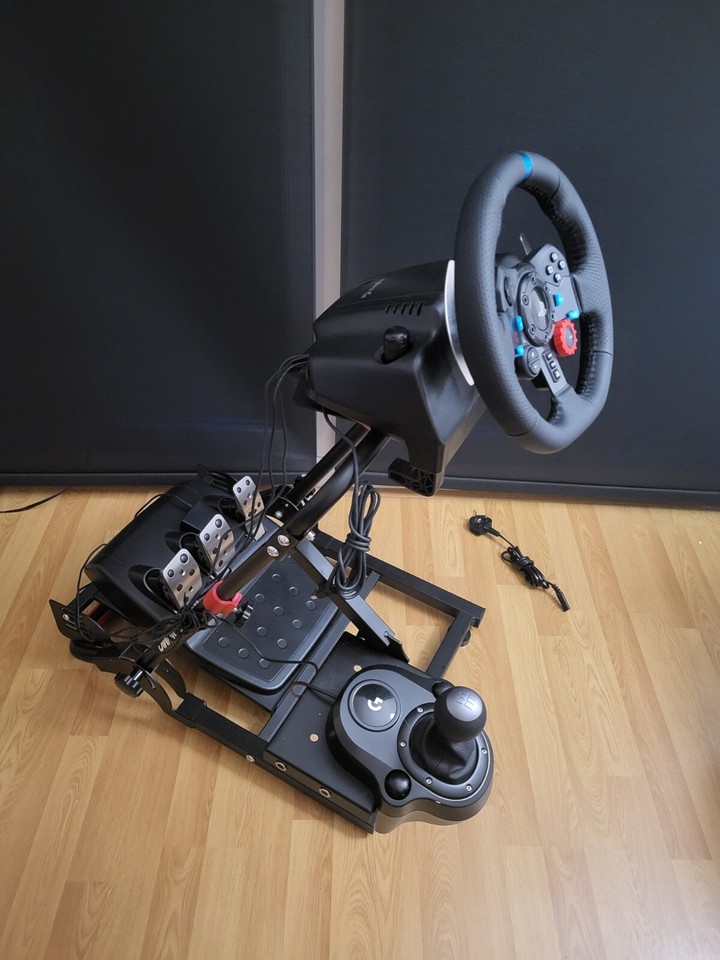 logitech g29 steering wheel, pedals, shifter + stand PS4 PS5 PC eBay