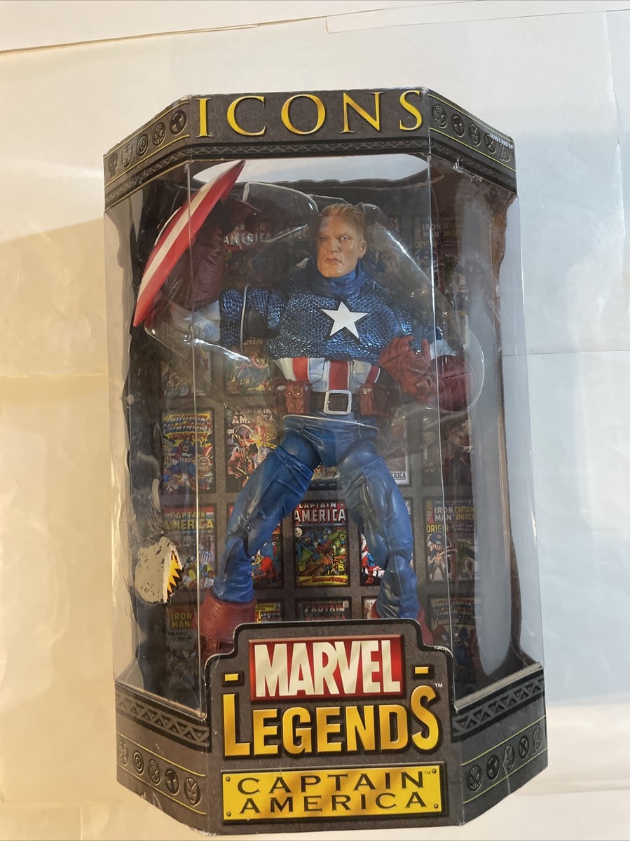Marvel Legends Icon Captain America Unmasked 12
