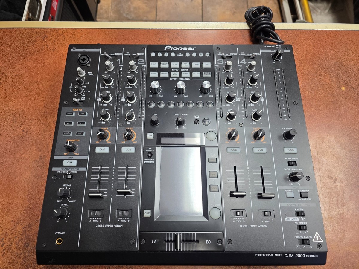 Pioneer DJM-2000 Nexus 4 Channel Mixer w/ Power Cord! | eBay