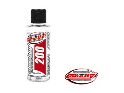 (115,0 EUR /L) Team Corally C-81220 Silikon Stossdämpferöl 200 CPS 60ml     