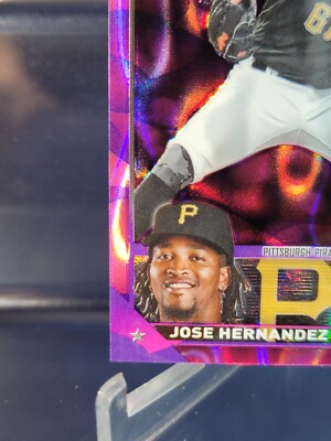 2023 Topps Chrome Update USC143 Jose Hernandez RC Magenta/Purple
