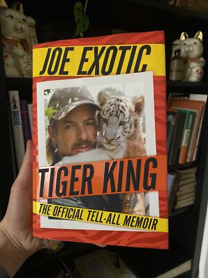New Tiger King The Official Tell-All Memoir Hardback Dust Jacket Cased Book 2021
