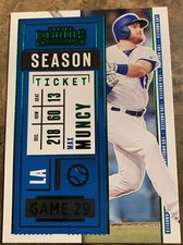 2020 PANINI CONTENDERS BASEBALL Lot (2) MAX MUNCY LA DODGERS BASE + Green Foil