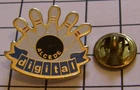 DEC DIGITAL EQUIPMENT CORPORATION COMPUTER ALCEDE BOWLING vintage pin badge