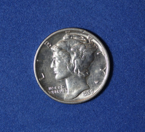 1939-S Mercury  Liberty Head Dime #P28865