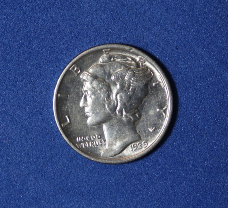 1939-S Mercury  Liberty Head Dime #P28865