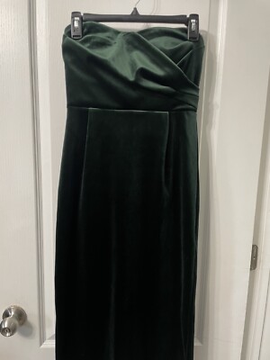 slim fit dress slacks STRAPLESS DRAPED VELVET GOWN WITH BACK TAIL – MARMAR HALIM FASHION DESIGN  LLC main image 0