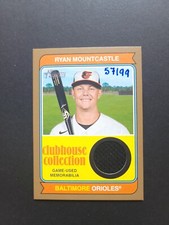 2023 Topps Heritage Clubhouse Collection Gold /99 Ryan Mountcastle #CCR-RM