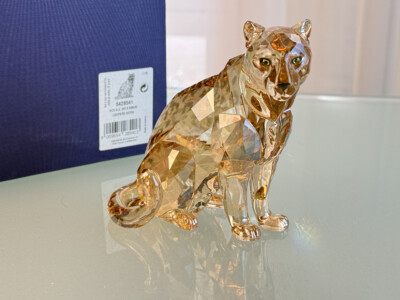  Swarovski Figur 5428541 Amur Leopard Sofia 11,4 cm. Ovp & Zertifikat Top Zustan