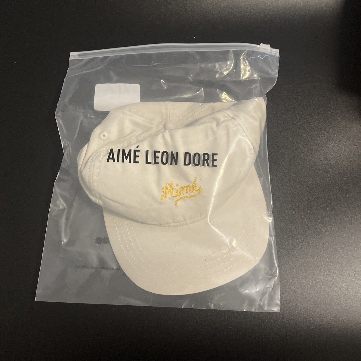 帽子 AIME LEON DORE / CHAIN STITCH CAP 920 Aime Leon Dore Aimé Chain Stitch Hat Black Men's - SS22 - US